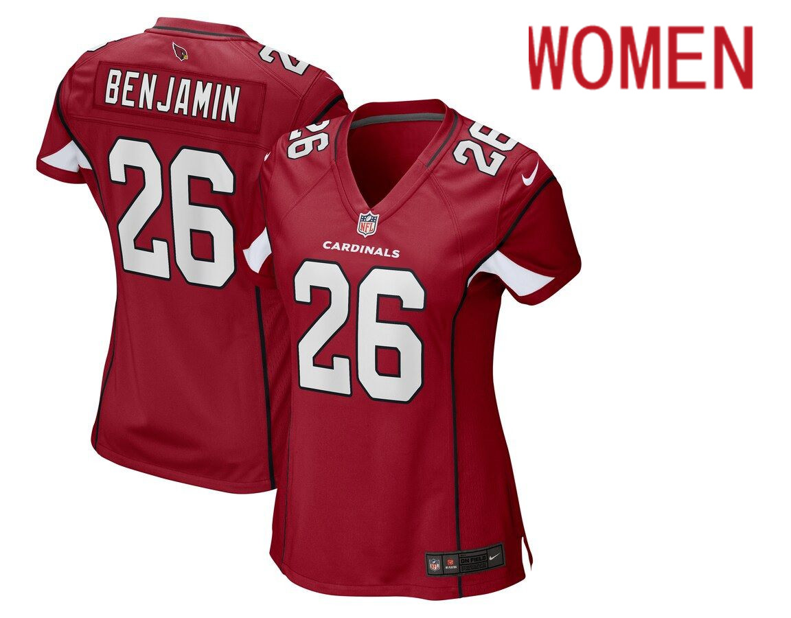 Women Arizona Cardinals #26 Eno Benjamin Nike Red Game NFL Jersey